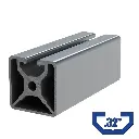 1.5" x 1.5" T-Slot Profile - 1 (.32") TSlot, 3 Smooth Sides