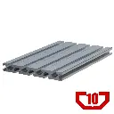 22.5mm x 180mm T-Slot Profile - 7 (10mm) TSlots, 2 (8mm TSlots)