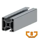 30mm x 30mm T-Slot Profile - 2 (8mm) TSlots Opposite, 2 Smooth Sides