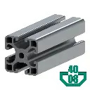 40mm x 40mm T-Slot Profile - 4 (8mm/.32") TSlots