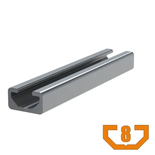 [11X20/2M] 11mm x 20mm T-Slot Profile - 1 (8mm) TSlot