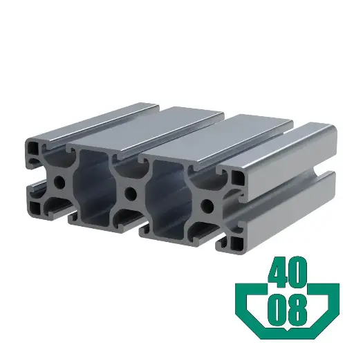 [40X120-08/6M] 40mm x 120mm T-Slot Profile - 8 (8mm/.32") TSlots