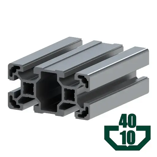 [40X80-10/6M] 40mm x 80mm T-Slot Profile - 6 (10mm) TSlots