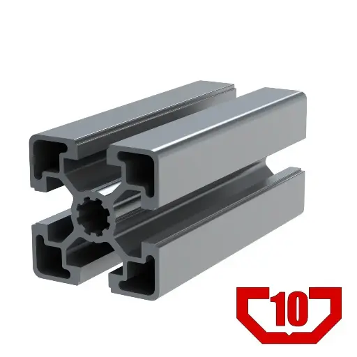 [45X45-L/6M] 45mm x 45mm Light T-Slot Profile - 4 (10mm) TSlots