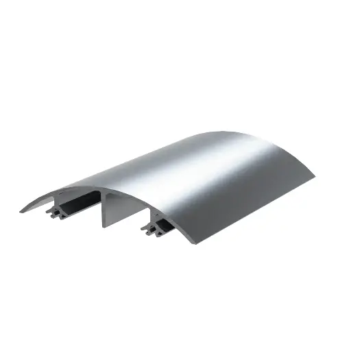 [80X80-08RC/4M] 80mm Aluminum Cover Profile for (08mm/.32") T-Slot Profile
