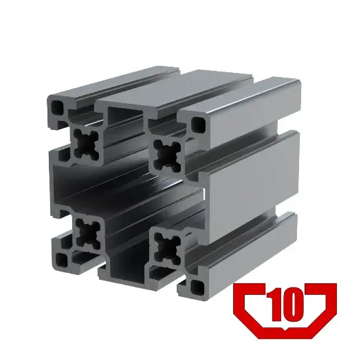 [90X90/6M] 90mm x 90mm T-Slot Profile - 8 (10mm) TSlots
