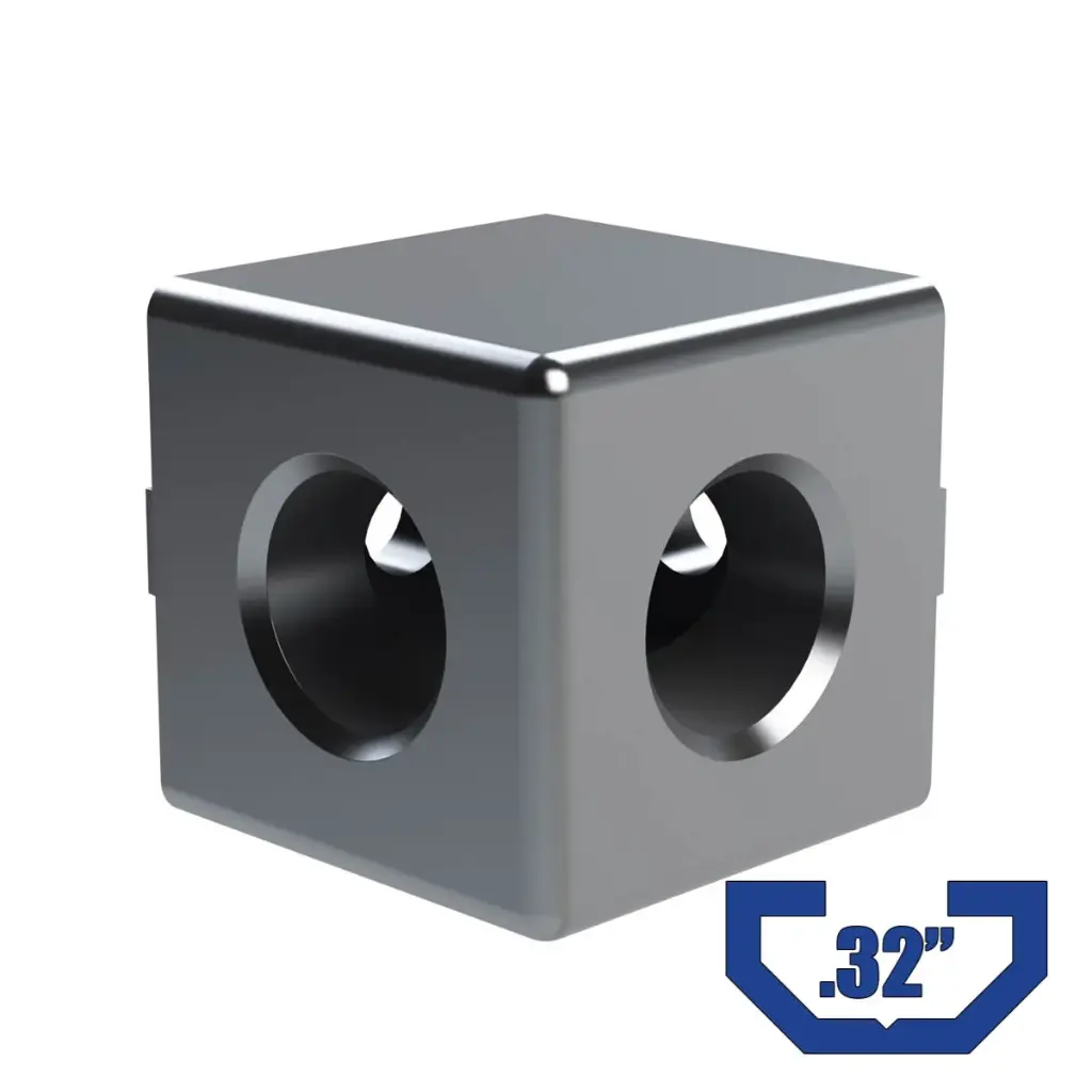 Cube Connector - 2 Direction | 0.32