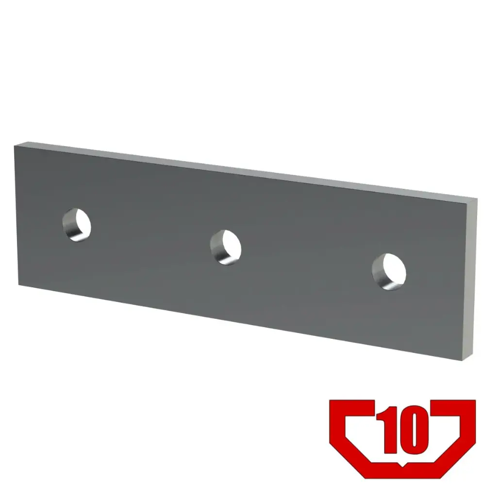 3 Hole Connection Plate | 10mm Hardware | Connectors