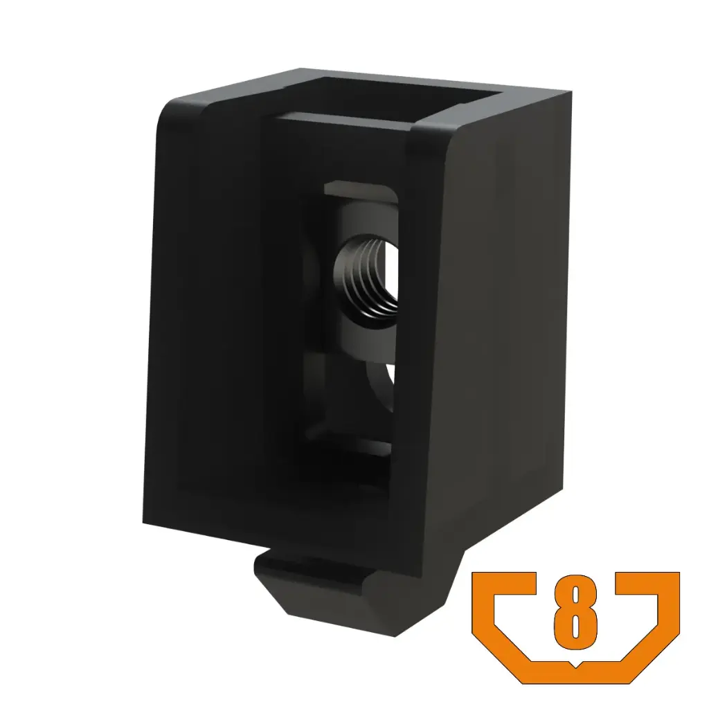 Panel Mounting Block Black | 30 series | Framing Tech
